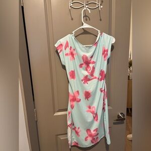 Princess Polly Pink and Blue Floral Dress